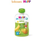 Thức ăn dặm HIPP-Túi Trái Cây Nghiền HiPPiS Organic (Kiwi, Lê, Chuối)-2